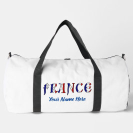 フランス国旗カラー オーダーメイド ダッフルバッグ