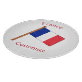 フランス国旗サンダーカーヴ カッティングボード (角)