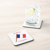 フランス国旗サンダーカーヴ コースター (右側)