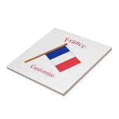 フランス国旗サンダーカーヴ タイル (側面)