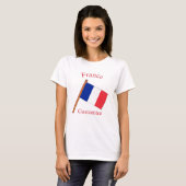 フランス国旗サンダーカーヴ Tシャツ (正面フル)