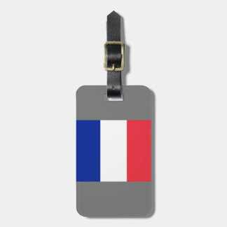 フランス国旗スーツケースタグ ラゲッジタグ