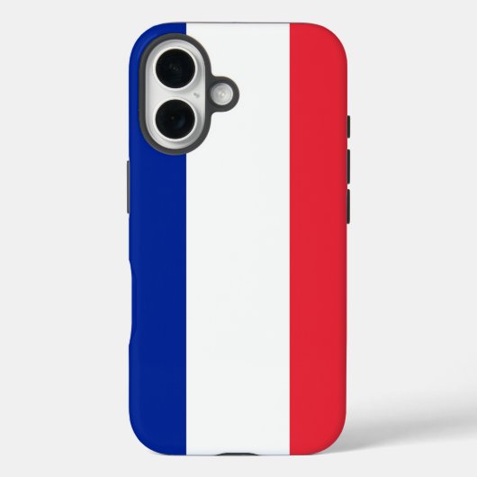 フランス国旗デザインのApple iPhone 16 Case-Mateケース Case-Mate iPhoneケース (裏面)