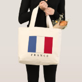 フランス国旗バッグ ラージトートバッグ (正面(商品))