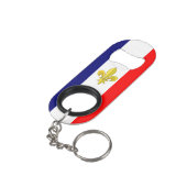フランス国旗ボトルオープナービューティフル キーホルダー栓抜き (裏面アングル)