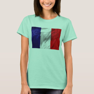 フランス国旗婦人用ベラリンガーTシャツ Tシャツ