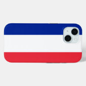 フランス国旗柄のApple iPhone 15 Case-Mateケース Case-Mate iPhoneケース (裏面 (横))