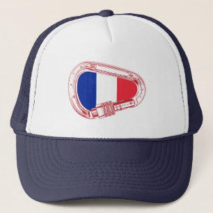 フランス国旗登山カラビナー キャップ