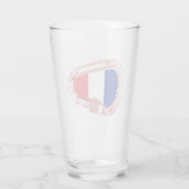 フランス国旗登山カラビナー タンブラーグラス (裏面)