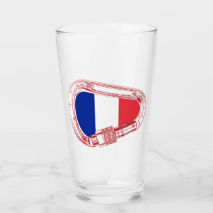フランス国旗登山カラビナー タンブラーグラス
