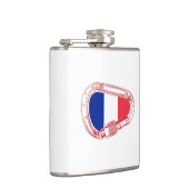 フランス国旗登山カラビナー フラスク (右)