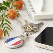 フランス国旗 キーホルダー (側面)