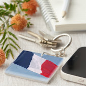 フランス国旗 キーホルダー (正面右)