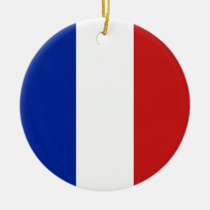 フランス国旗 セラミックオーナメント