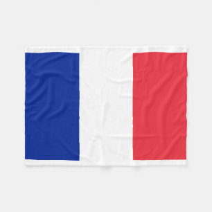 フランス国旗 フリースブランケット