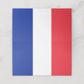 フランス国旗 プレイスカード (外部開封)