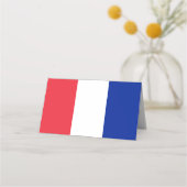 フランス国旗 プレイスカード (裏面)