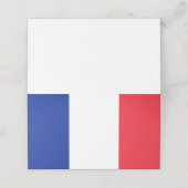 フランス国旗 プレイスカード (外部開封)
