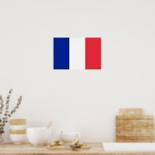 フランス国旗 ポスター (キッチン)