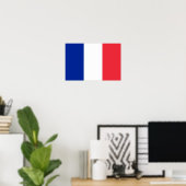 フランス国旗 ポスター (ホームオフィス)