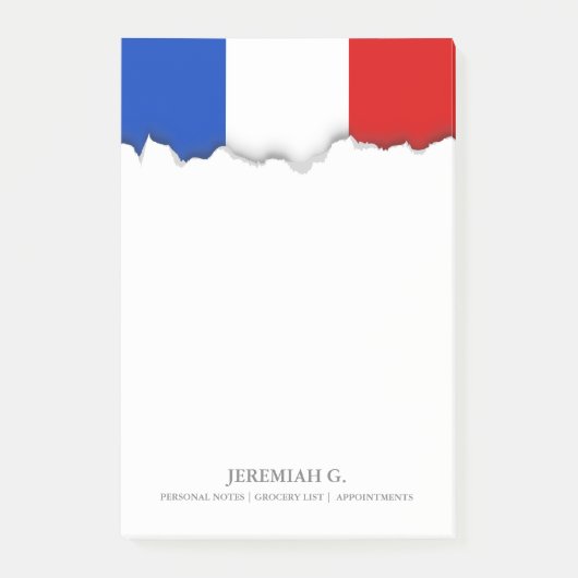 フランス国旗 ポストイット (正面)