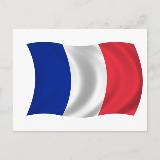 フランス国旗 ポストカード (正面)