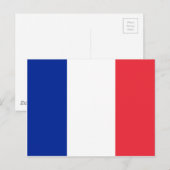 フランス国旗 ポストカード (正面/裏面)
