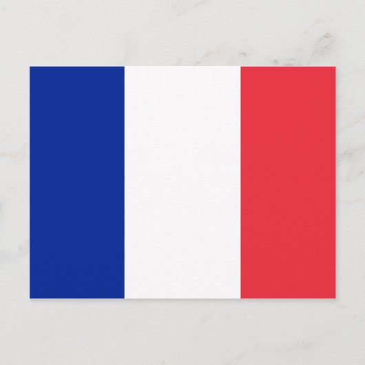 フランス国旗 ポストカード (正面)
