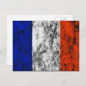 フランス国旗 ポストカード (正面/裏面)