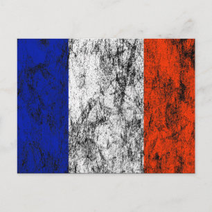 フランス国旗 ポストカード