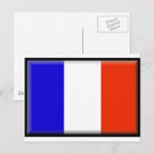 フランス国旗 ポストカード (正面/裏面)