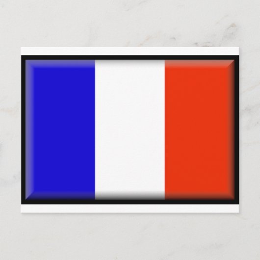 フランス国旗 ポストカード (正面)