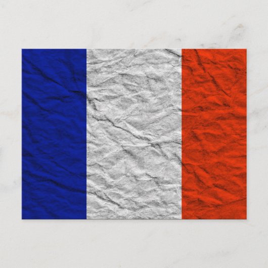 フランス国旗 ポストカード (正面)