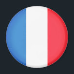 フランス国旗 マグネット<br><div class="desc">フランス絵文字の国旗。絵文字アートバージョン2 by EmojiOne.クリエイティブ・コモンズ(CC-BY 4.0)に基づいてライセンスされる。</div>
