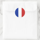 フランス国旗 ラウンドシール (バッグ)