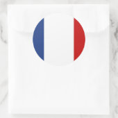 フランス国旗 ラウンドシール (バッグ)