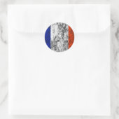 フランス国旗 ラウンドシール (バッグ)