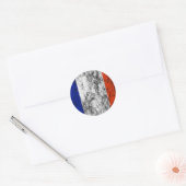フランス国旗 ラウンドシール (封筒)