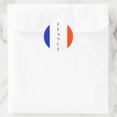 フランス国旗 ラウンドシール (バッグ)