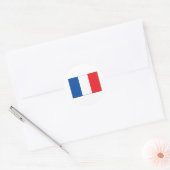 フランス国旗 ラウンドシール (封筒)