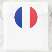 フランス国旗 ラウンドシール (バッグ)