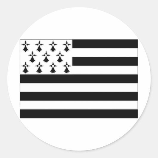 フランス国旗 ラウンドシール (正面)