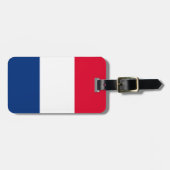 フランス国旗 ラゲッジタグ (正面横)