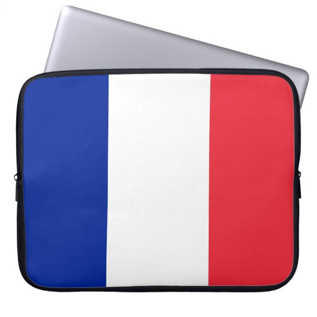 フランス国旗 ラップトップスリーブ (正面)