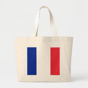 フランス国旗 ラージトートバッグ