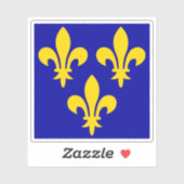 フランス国旗（十四・十六） シール (シート)