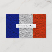 フランス国旗 名刺 (裏面)