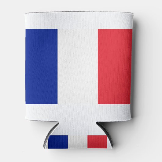 フランス国旗 缶クーラー (正面)