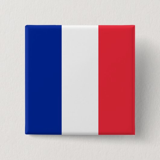 フランス国旗 缶バッジ (正面)