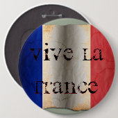 フランス国旗 缶バッジ (正面&裏面)